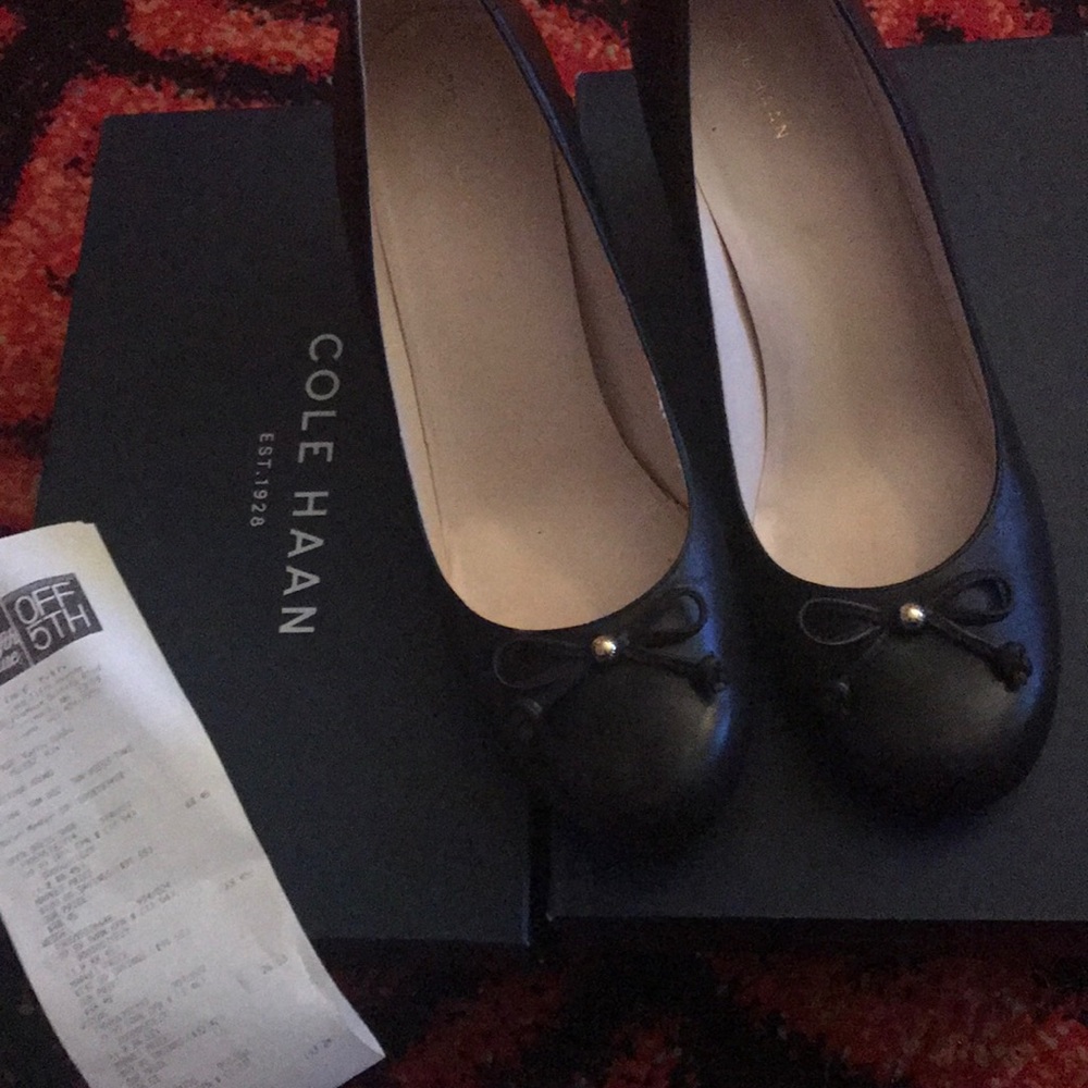 New Cole Haan black Wedges sz 9.5